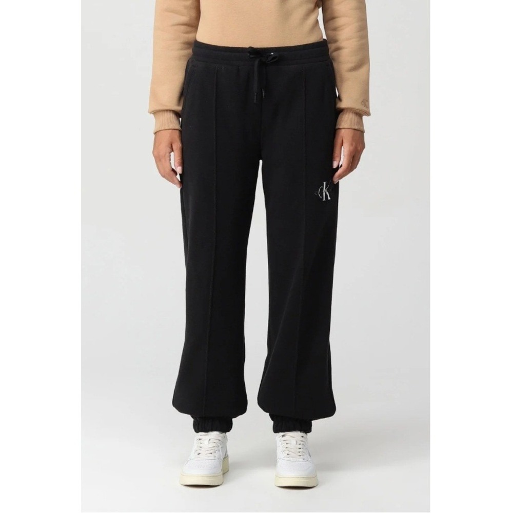 Calvin Klein Jeans Women's Black Logo Sweatpants‎ Joggers Pants Size 2XL NWT